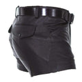 502 Leather Shorts With StripesHavenhide