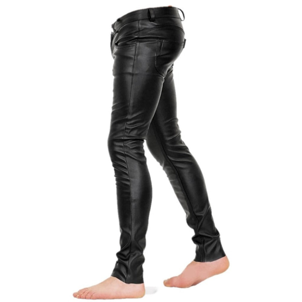 Men Bikers Sheep Leather Pant/Trouser