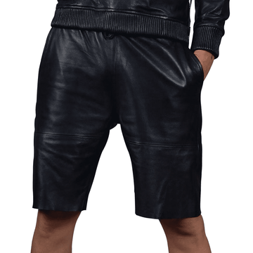 Mens Sheep Leather Shorts