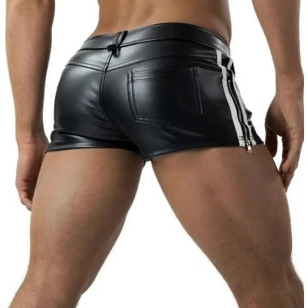 Pure Sheep Skin Leather Shorts For Men