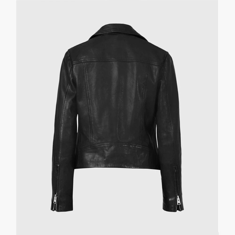 Women's Dalby Leather Biker Jacket