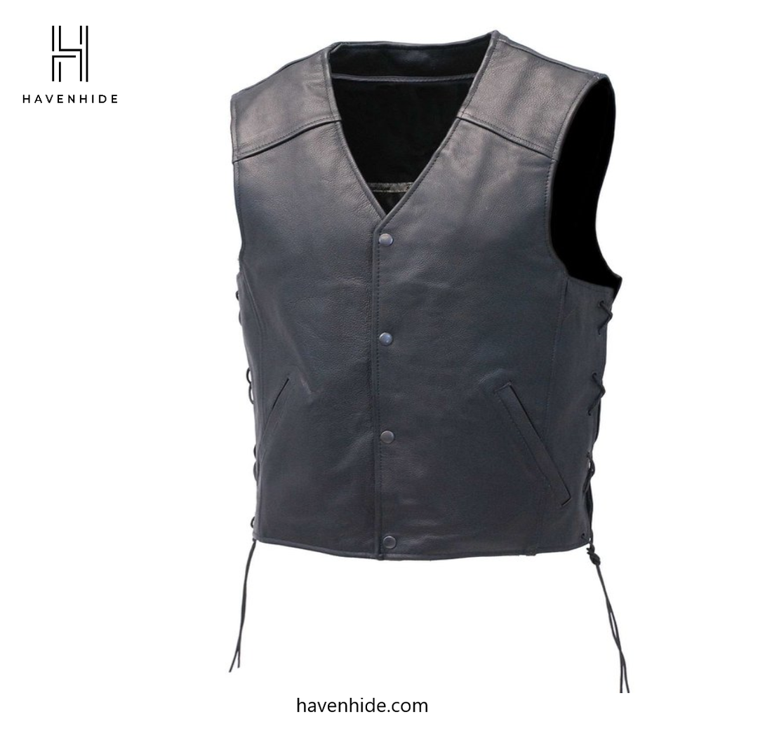 Fitted Sheepskin Leather Vest