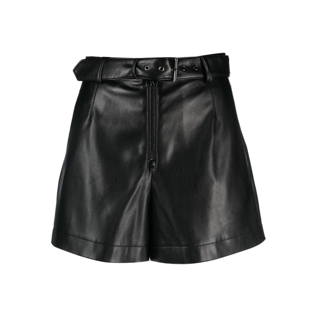 Biker Leather Shorts Women In BlackHavenhide