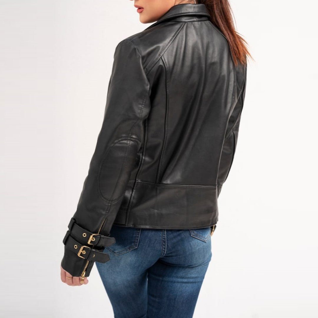 Biker Style Leather Jacket For WomenHavenhide