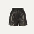 Biker Style Pure Leather Shorts For WomenHavenhide