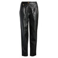 Black Straight - Leg Leather Trousers For WomenHavenhide