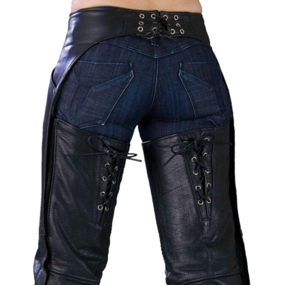 Bootcut Leather Chaps with Side SnapsHavenhide