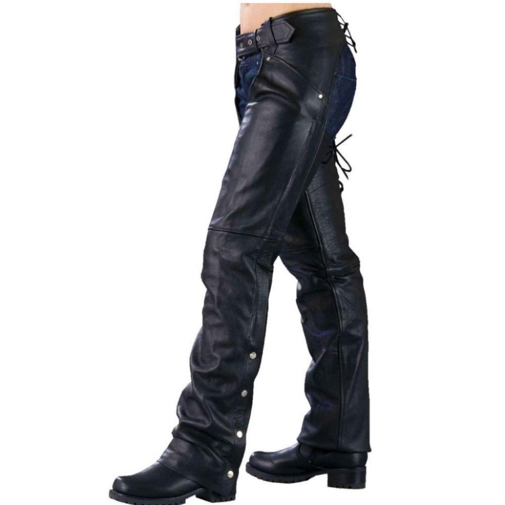 Bootcut Leather Chaps with Side SnapsHavenhide