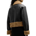 Brown Inner Furr Leather Jacket For WomenHavenhide