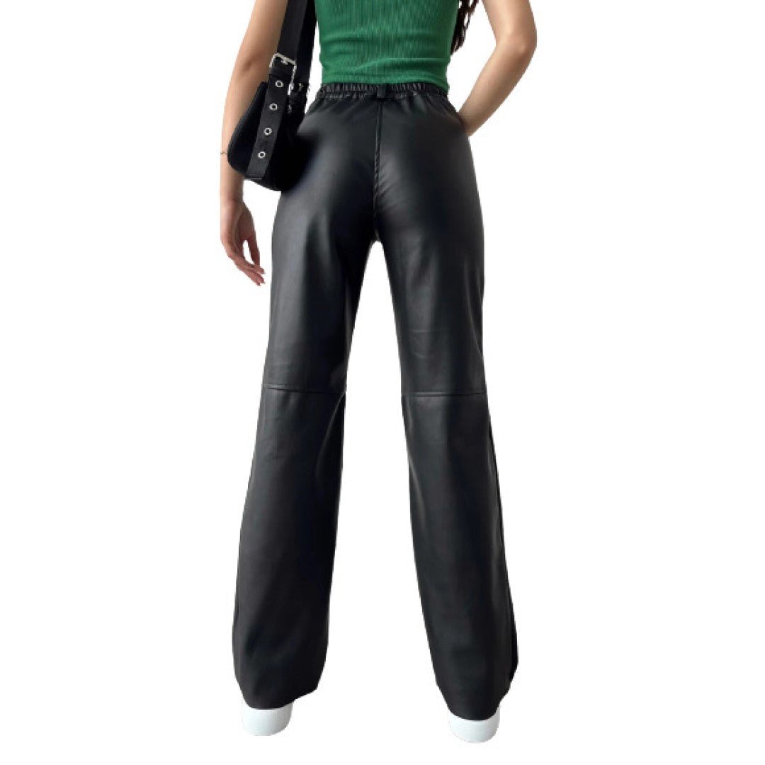 Cargo Style Leather Pants For WomenHavenhide