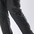 Lambskin Leather Quilted Pants With Full Back Zipper - Biker TrouserHavenhide